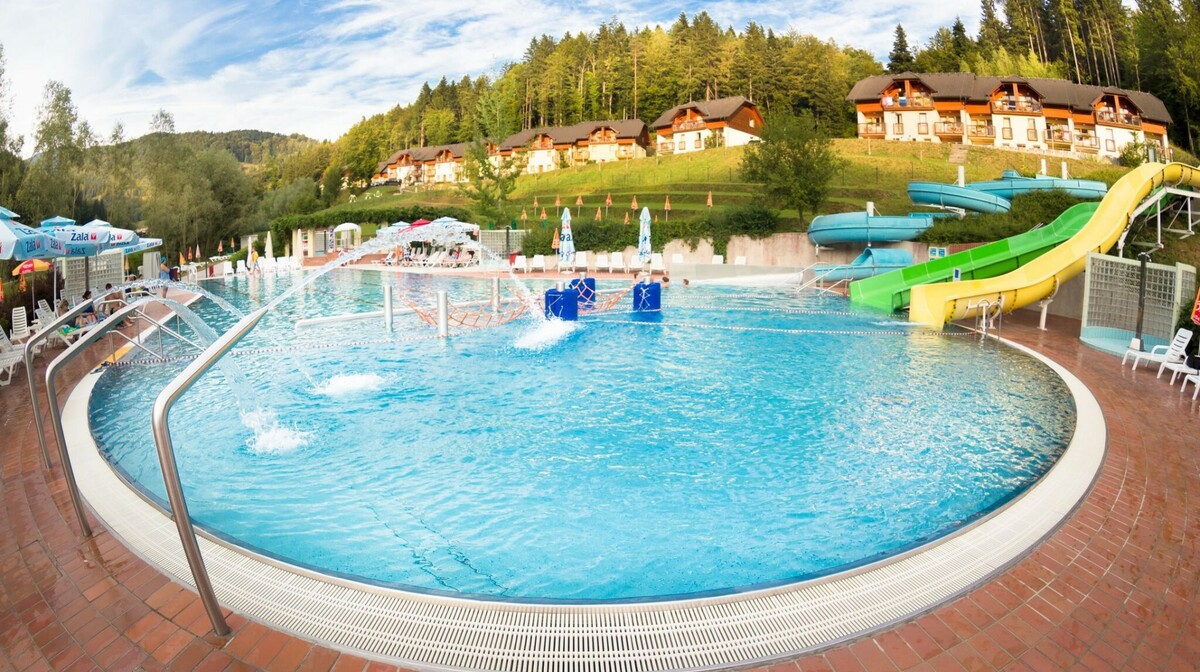 wellness i zimovanje u Sloveniji, Kamnik, Terme Snovik, vanjski bazen