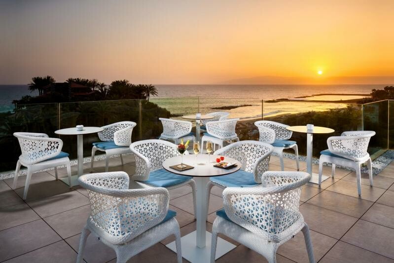 Tenerife mondo travel, Hotel Gran Tacande Wellness & Relax, terasa restorana uz zalazak sunca