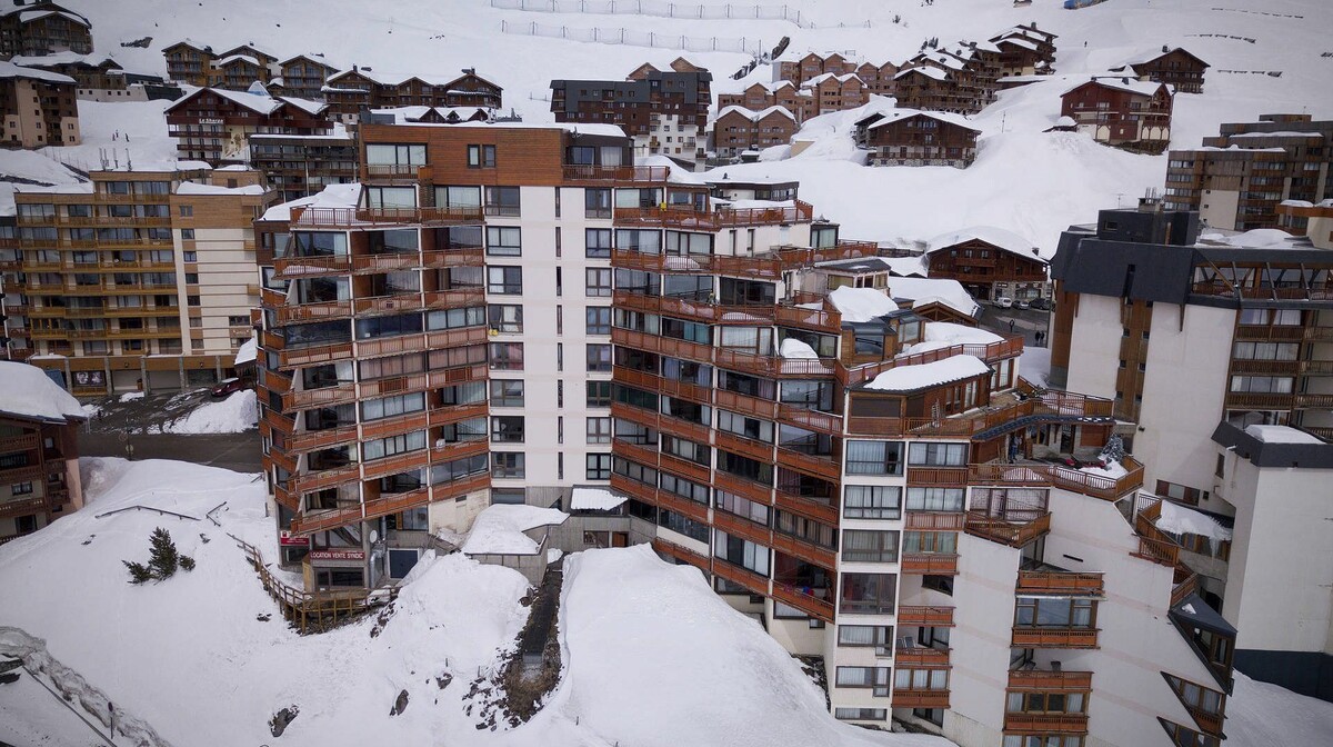 Skijanje u Francuskoj, Val Thorens, Apartmani Val Thorens Comfort, pogled na zgradu.