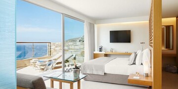 Rodos, Hotel Lindos Blu Luxury Hotel i Suites, primjer sobe