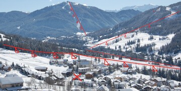 Skijanje u Italiji, Alta Badia, Badia/S.Leonardo, Apartmani Chalet Campagnola, žičare