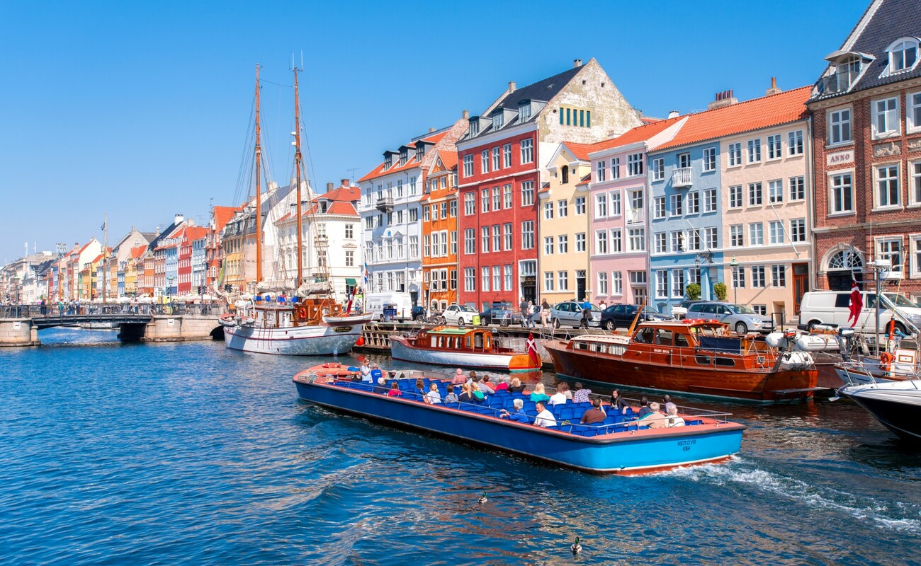 Kopenhagen, krstarenje kanalima, putovanje živopisnim zrakoplovom