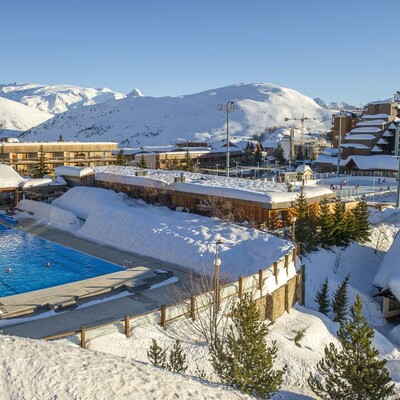 Skijanje, Francuska, Alpe d'Huez, Residence Franceloc D'huez, bazen
