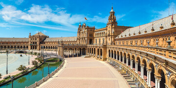 Plaza Espana u Sevilli, putovanje Andaluzija, garantirani polasci, putovanje avionom, mondo travel