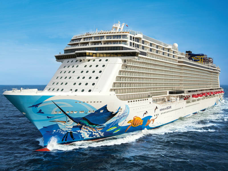 Norwegian Escape, zapadni Mediteran