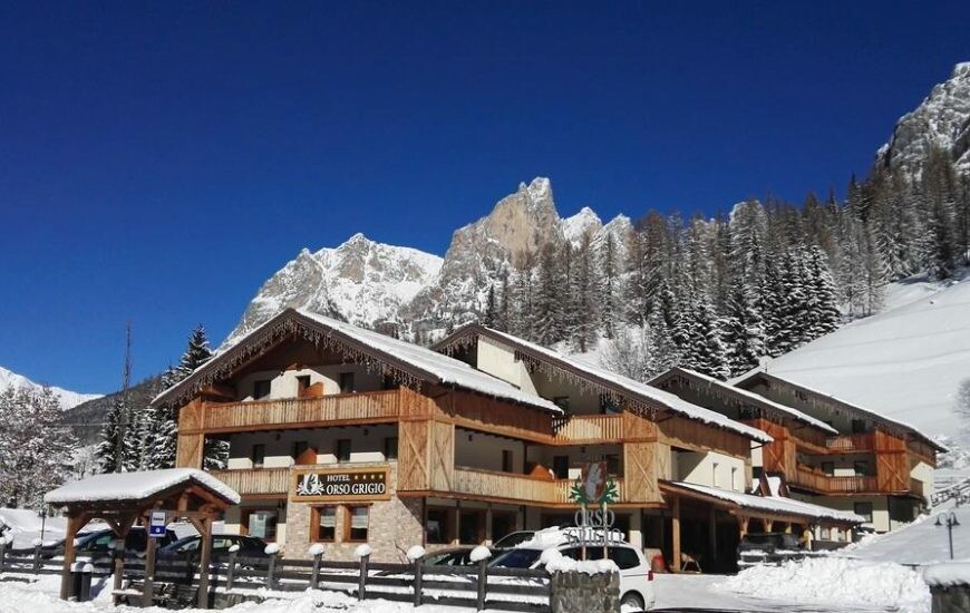 Skijanje u Italiji, skijalište Civetta, Pescul, Hotel Orso Grigio, pogled izvana