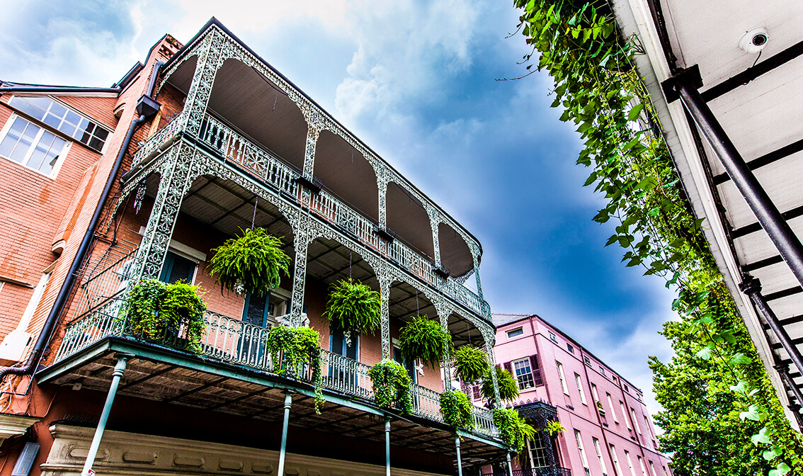 New Orleans, stare kuće u francuskoj četvrti, tura SAD-om, vođene ture, garantirani polasci