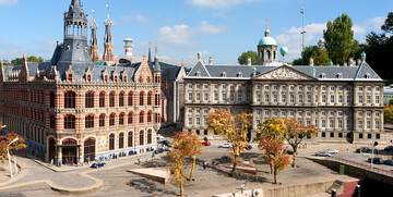 Nizozemska u malom, makete Kraljevske palače i robne kuće u Amsterdamu, putovanje Nizozemska tura