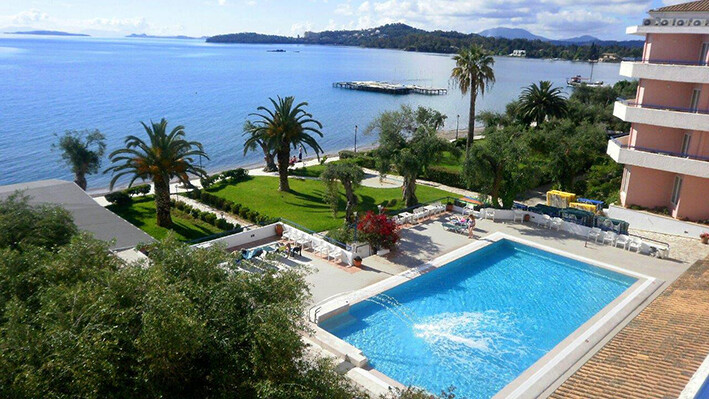 Mondo travel otok Krf ljeto, Elea Beach Hotel, bazen i more