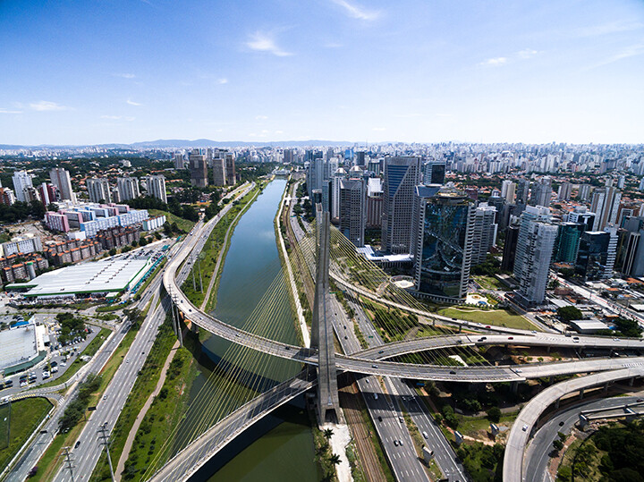 Sao Paulo -Estaiada Bridge