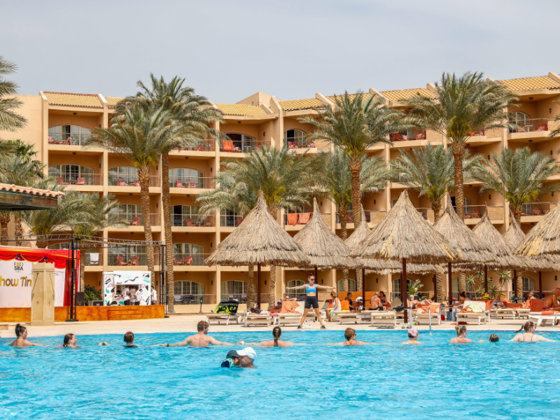 Hurghada, Siva Grand Beach, bazen