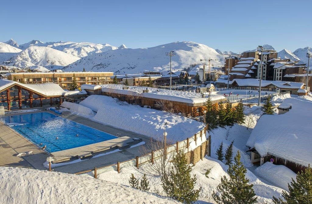 Skijanje, Francuska, Alpe d'Huez, Residence Franceloc D'huez, bazen