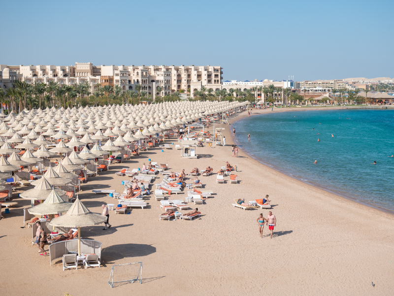 Hurghada, The Grand Resort, plaža