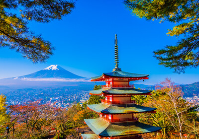 Chureto crvena pagoda i Fuji, Japan, daleka putovanja, garantirani polasci, vođene ture