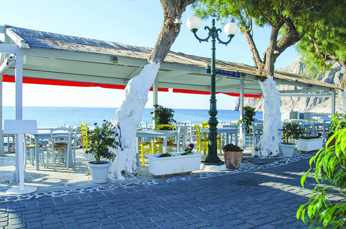 Mediteran ljetovanje, Santorini last minute, Hotel RK Beach, restoran na plaži