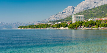 Ljetovanje u Hrvatskoj, Makarska, Dalmacija Sunny hotel, pogled sa obale