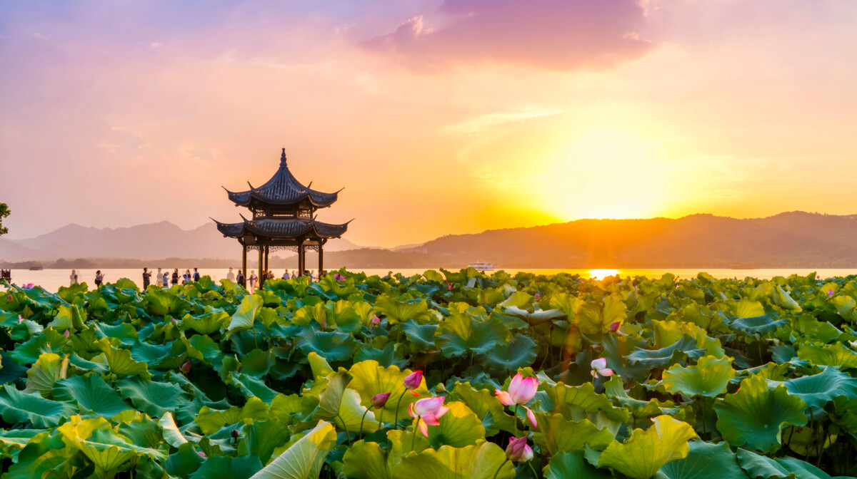 Kina, pavilion in West Lake