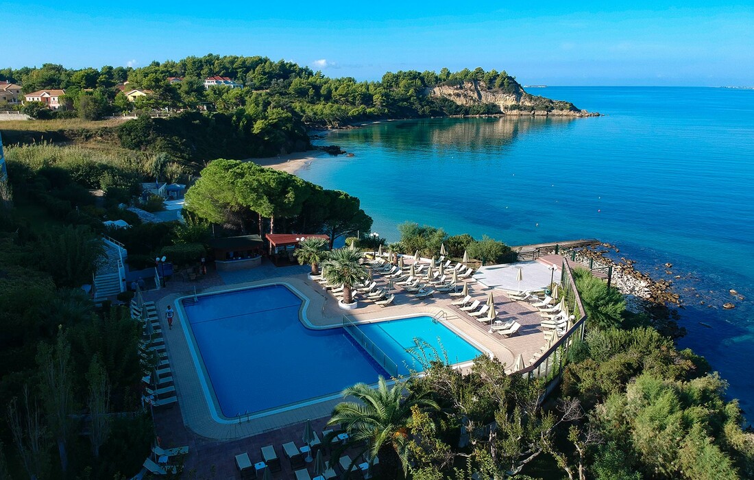 Kefalonija ljetovanje, Lassi, Hotel Mediterranee, pazen i pogled na more