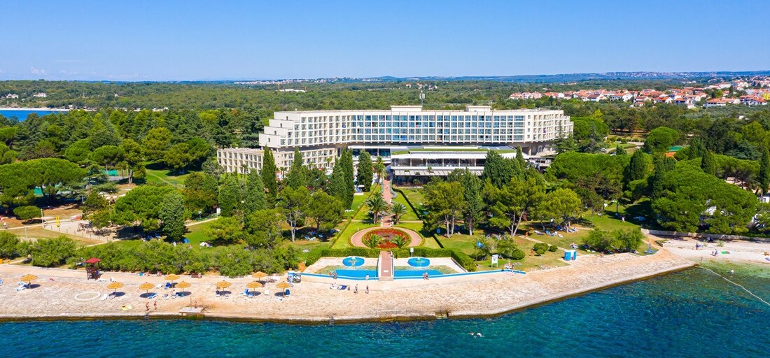 Plava Laguna, Hotel Materada, panorama