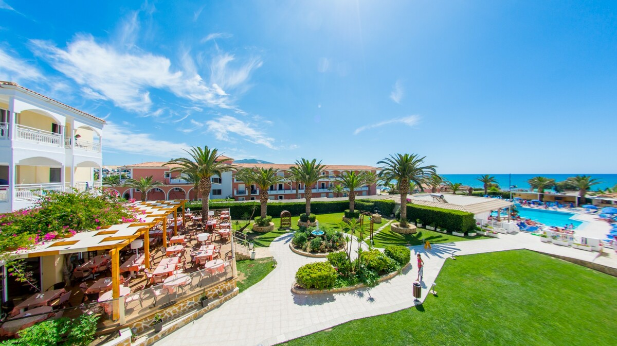 Zakintos, Laganas, Hotel Poseidon Beach, panorama