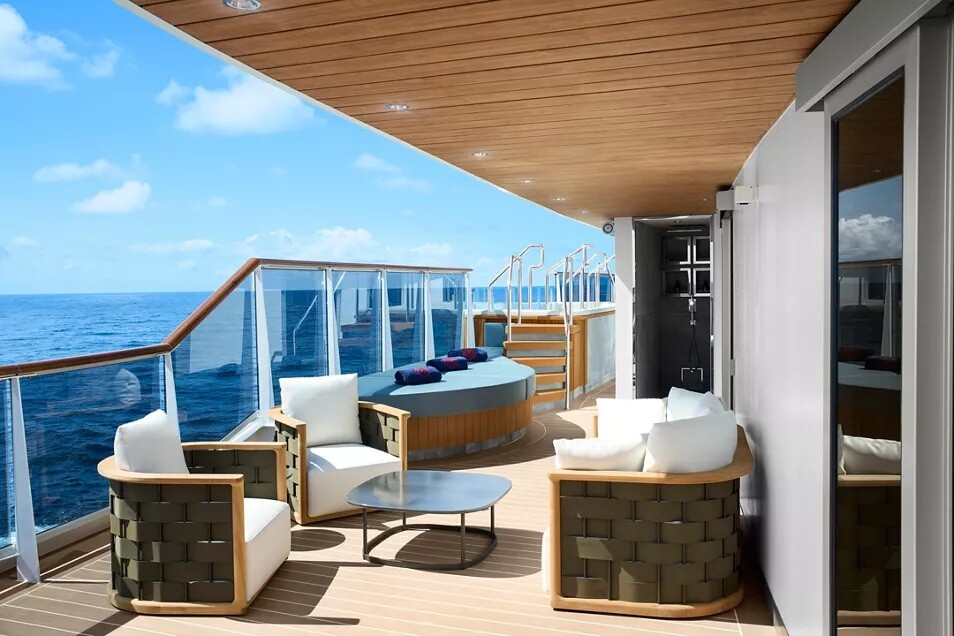 explora IV owners residence balcony