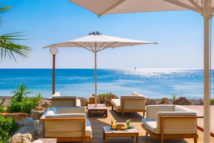 ljeto na Rodosu, Faliraki, Elysium resort & spa, bar na plaži