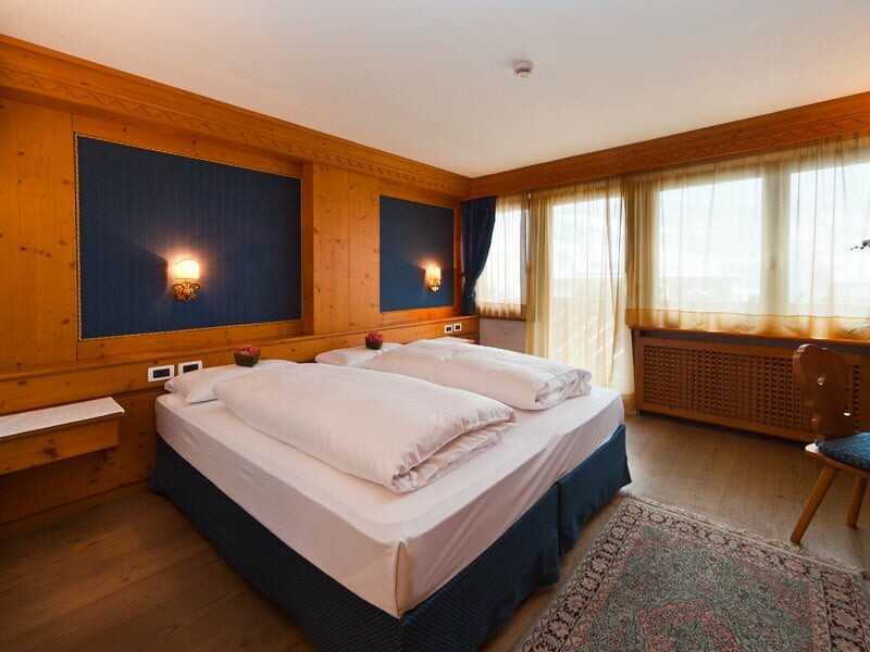 Skijanje u Italiji, Alta Badia, La Villa, Hotel Ladinia, primjer sobe
