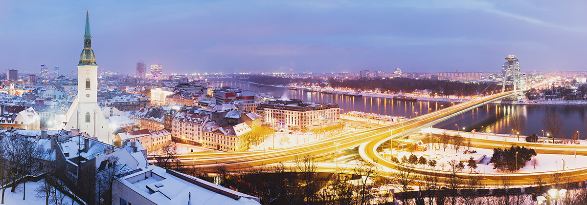 Zimska panorama Bratislave, vikend u Bratislavi, autobusno putovanje, garantirani polazak