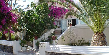 Santorini, Kamari, Hotel Kymata, ulaz u hotel
