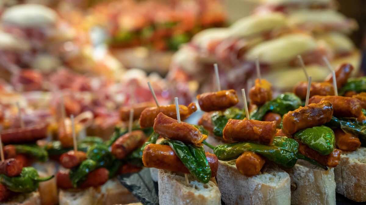 Bilbao - typical snacks of Basque