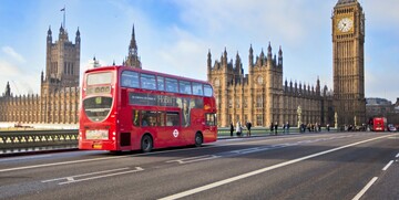 Putovanje u London,  Westminster most sa parlamentom i Big Benom 