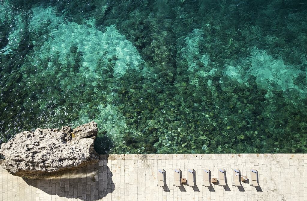 Dubrovnik, Hotel Excelsior, privatna plaža hotela