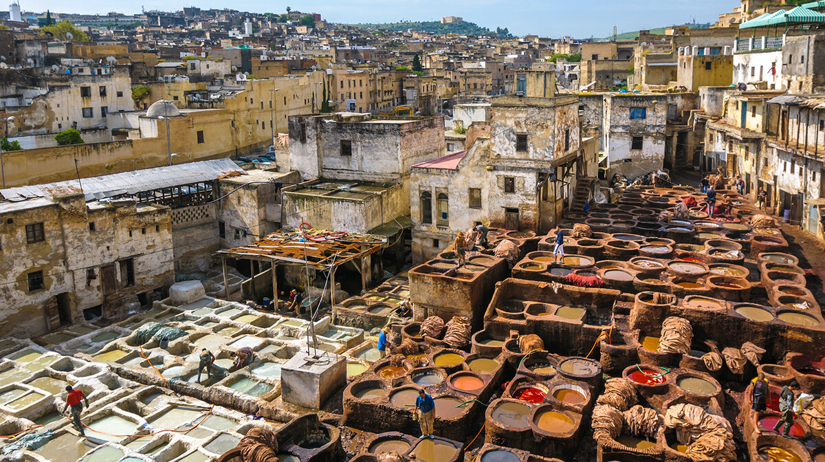 Tvornica kože Fez, putovanje maroko, mondo travel, putovanje zrakoplovom, garantirano putovanje