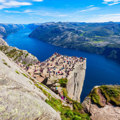 Norveška, Pulpit Rock  iznad Lysefjorda