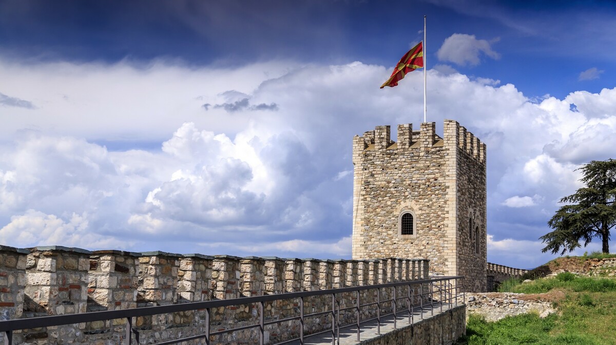 Makedonija, Skopje - povijesna utvrda Kale, putovanje autobusom
