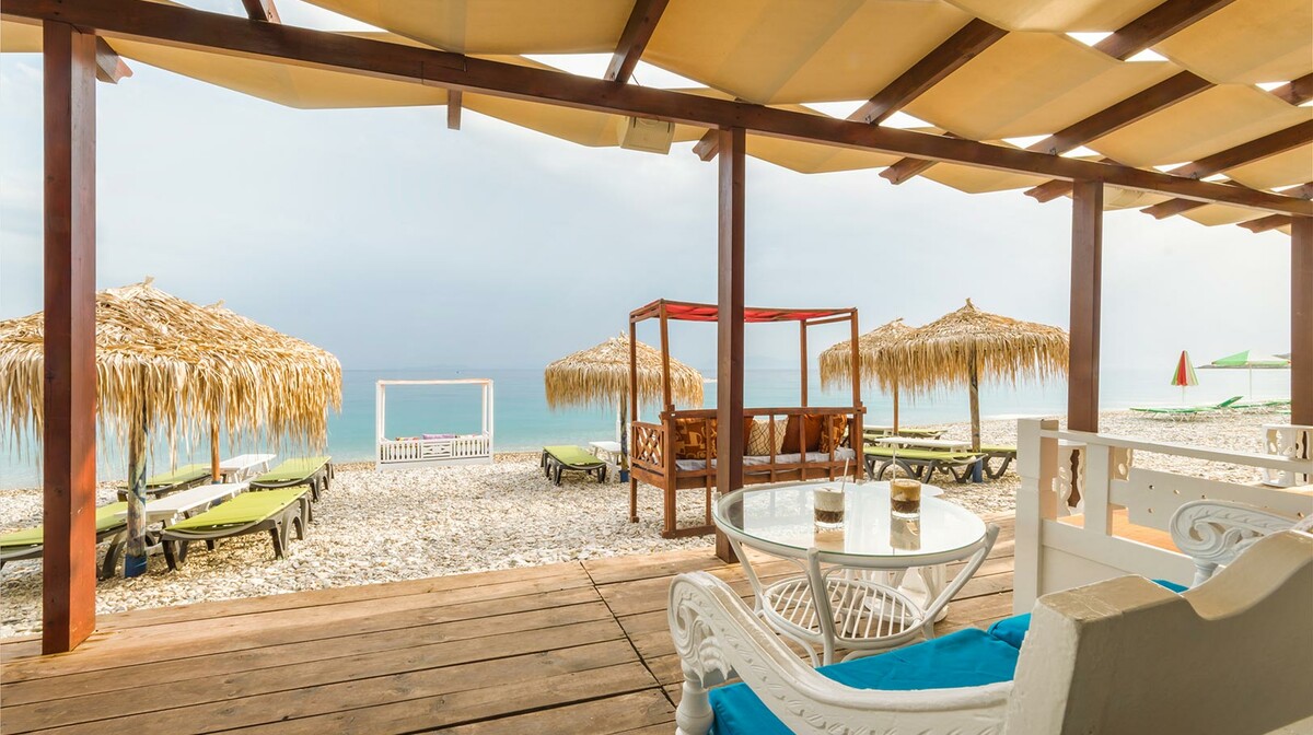 Grčka hoteli na otoku Samos, Kokkari, Hotel Kokkari Beach, plaža