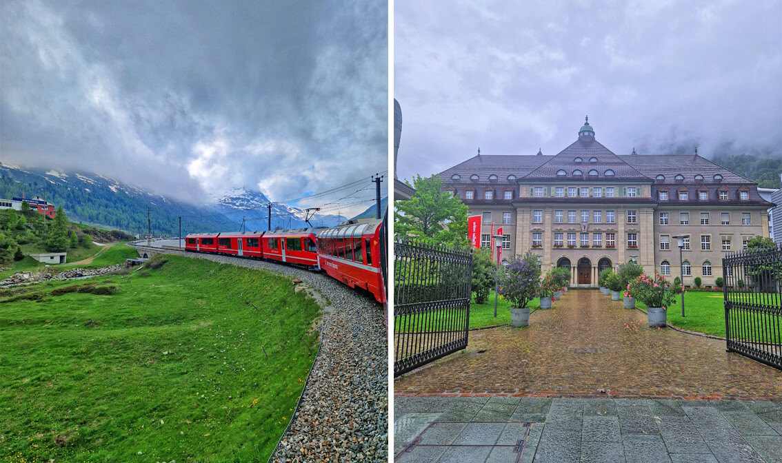 S putovanja Švicarska Alpskom željeznicom Bernina
