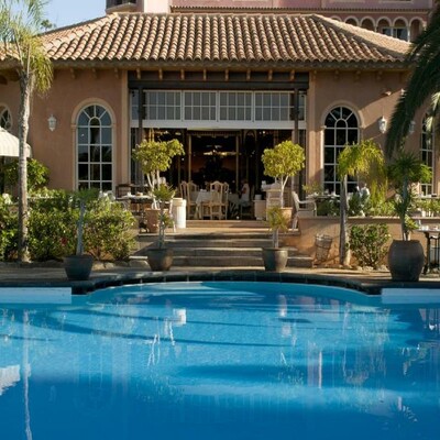 Tenerife mondo travel, Hotel Bahia del Doque, vanjska terasa, pogled na bazen