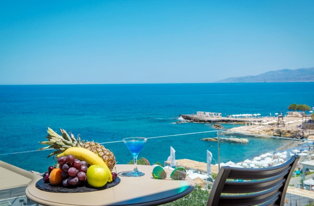 Kreta, Hotel Mari Kristin Beach, pogled sa balkona