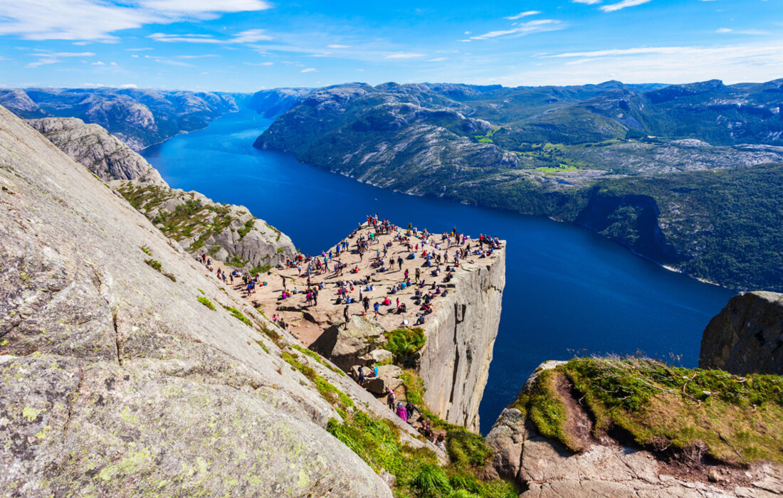 Norveška, Pulpit Rock  iznad Lysefjorda