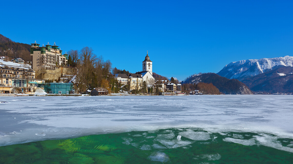 Salzburg putovanje, St Wolfgang, jezero Wolfgangsee, Mondo travel