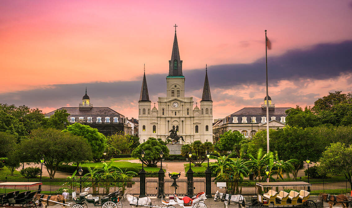 New Orleans, Jackson Square, tura SAD-om, vođene ture, garantirani polasci