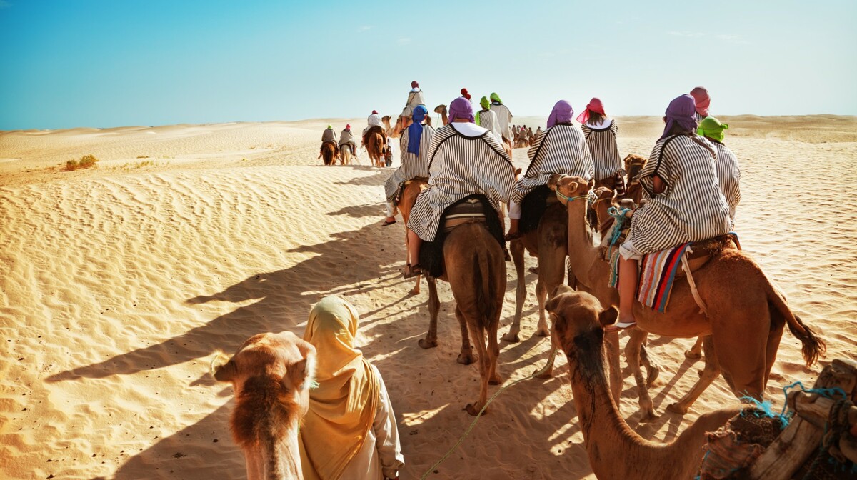 Jahanje deva u pustinji, Tunis, ljetovanje Mediteran, charter let Tunis, garantirani polasci
