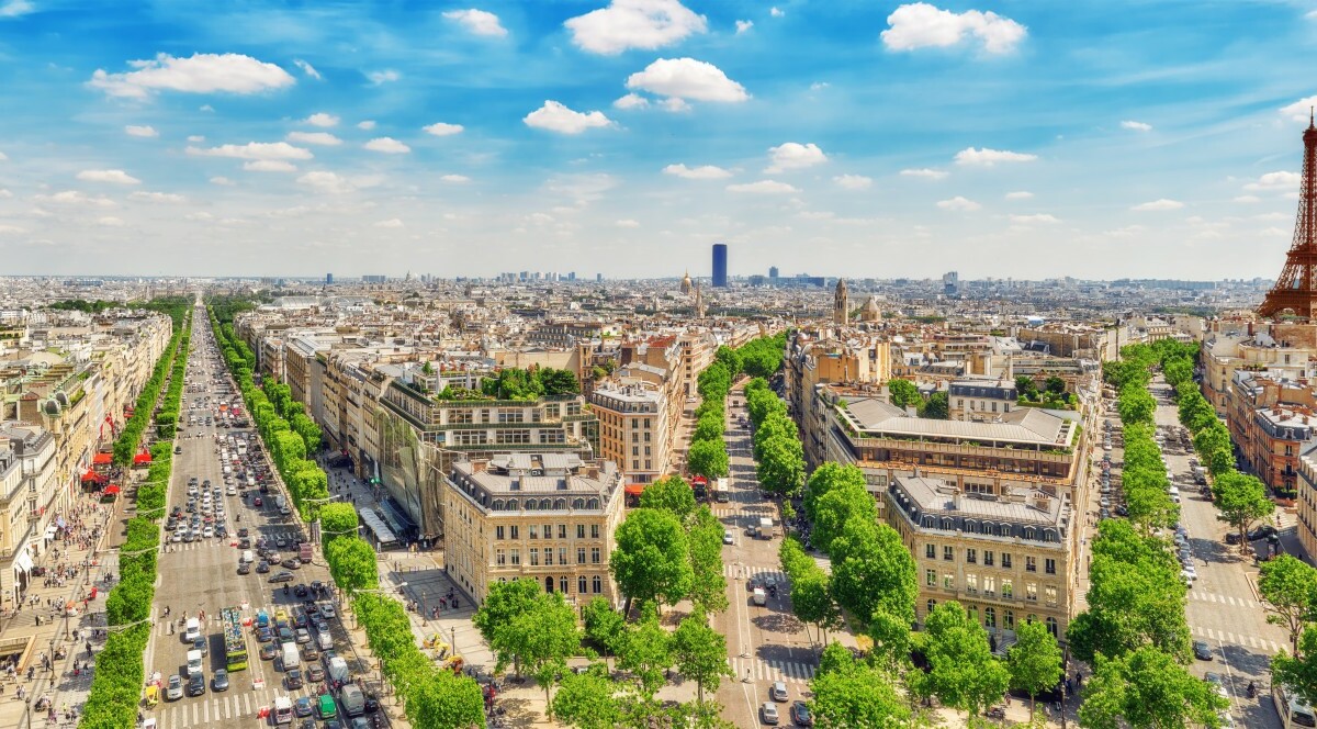 Panorama Pariza, Pariz putovanje