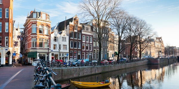 Amsterdamski kanali u zimu, garantirani polazak