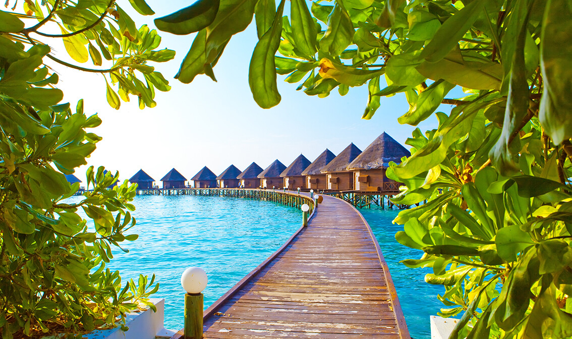 Maldivi, primjer bungalova na vodi, putovanje na Maldive, grupni polasci, daleka putovanja