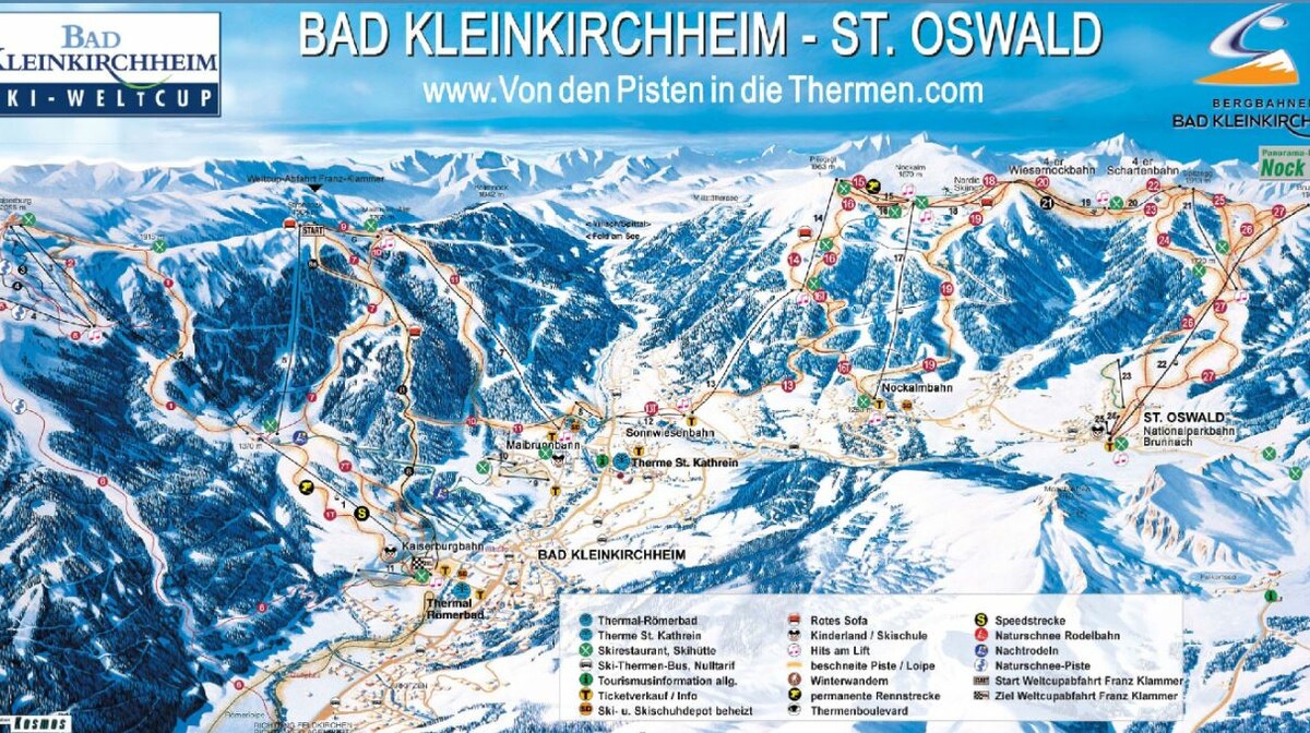 Bad Kleinkirchheim - ski karta