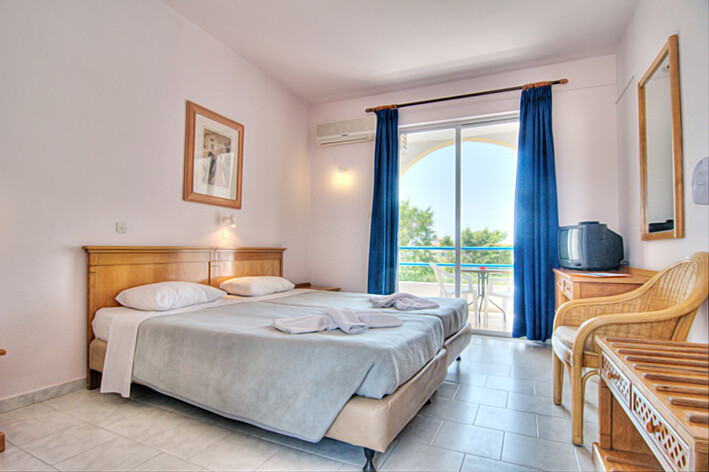 Rodos ljetovanje, Hotel Lardos bay, primjer sobe