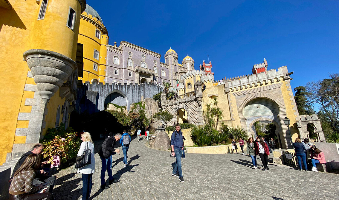 Pena palača, Portugalska tura, europska putovanja zrakoplovom, portugal putovanje