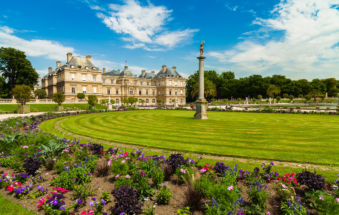 Luxemburški vrtovi, Proljeće u Parizu